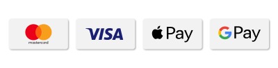 VISA、Mastercard、JCB、American Express、Discoverのクレジットカードロゴ